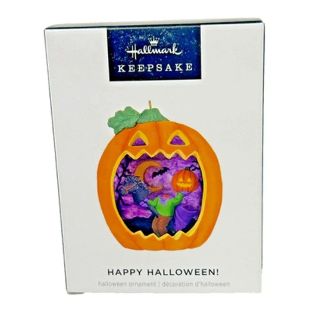 Hallmark HAPPY HALLOWEEN 2024 Keepsake Ornament 12th in Series Headless Horseman